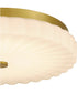 Quoizel Flush Mount Medium Flush Mount Brushed Gold