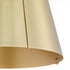 Denise 3-light Pendant Aged Brass