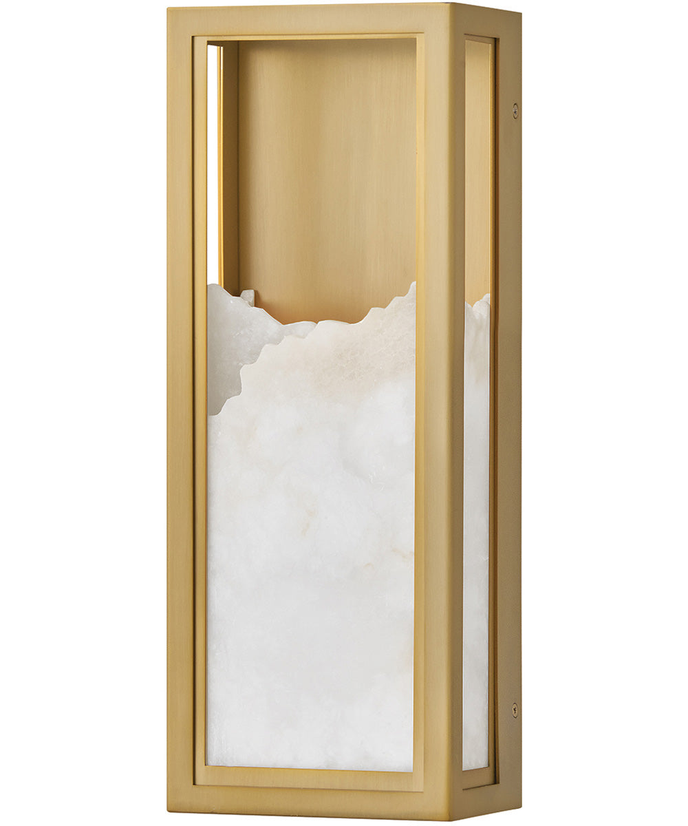 Veleta 1-Light Large Single Light Sconce in Lacquered Brass