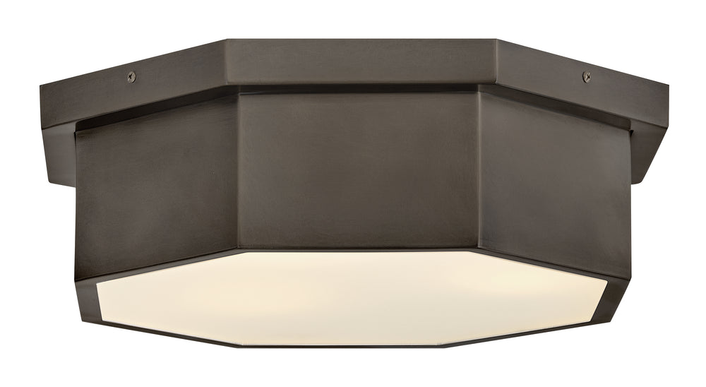 Facet 3-Light Medium Flush Mount in Black Oxide