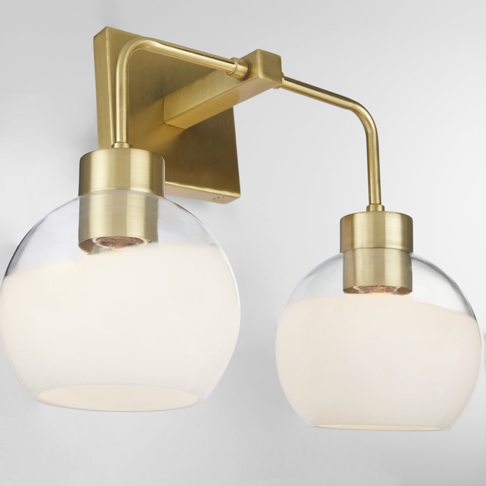 Lacy 2-light Bath Vanity Light Aged Brass