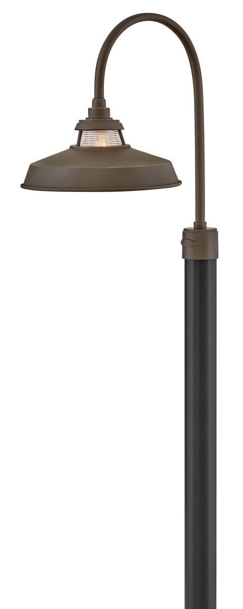 Troyer 1-Light Medium Post Mount Lantern in Oil Rubbed Bronze