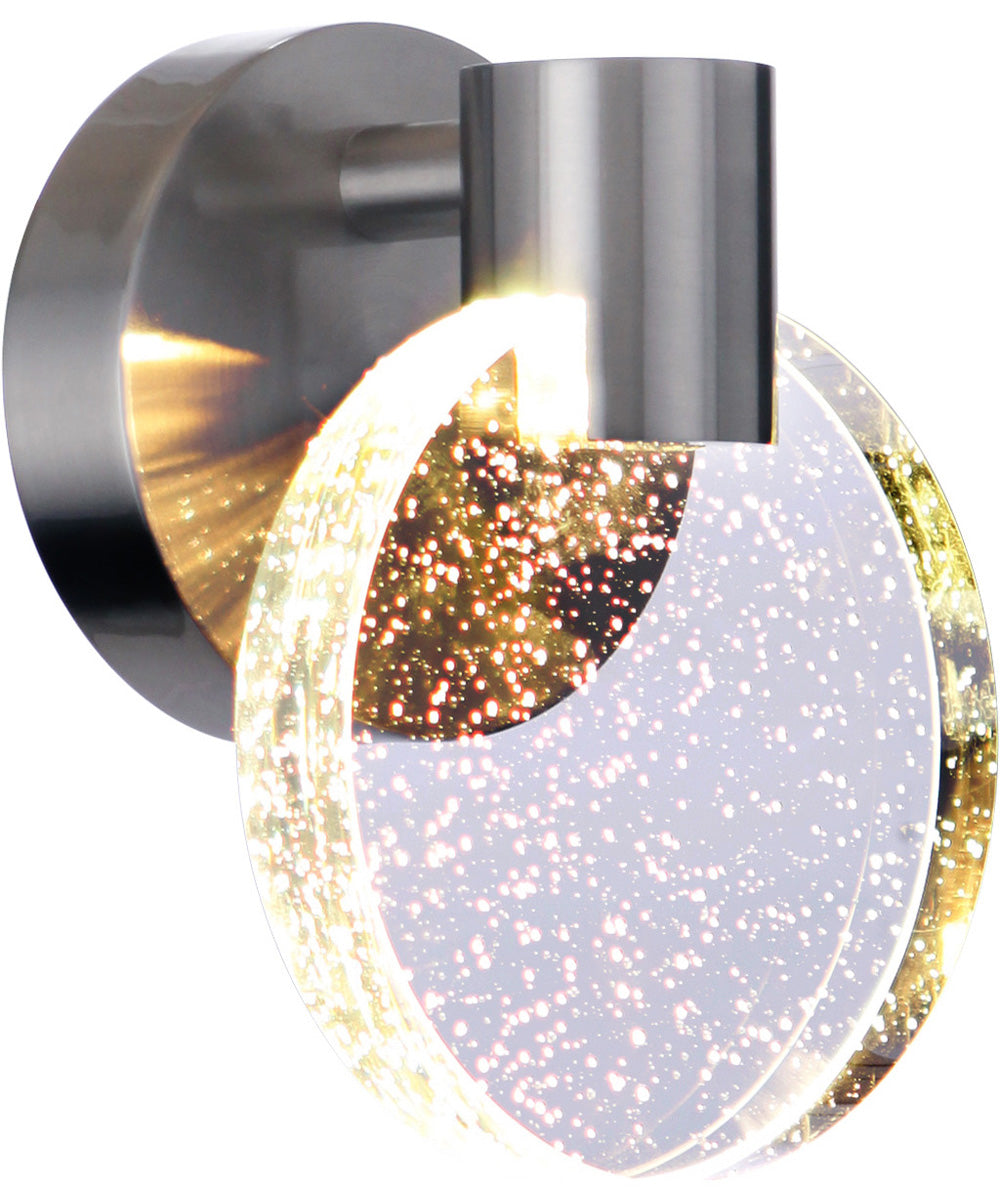 Glisten 1-Light Lighting Brushed Polished Nickel