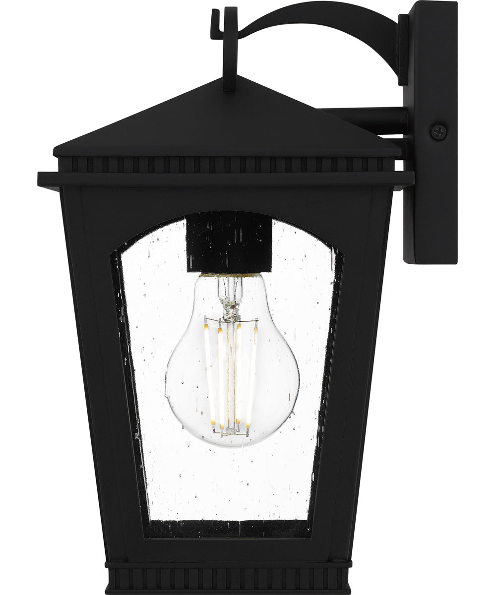 Huck Small 1-light Outdoor Wall Light Earth Black