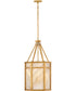 Sura 4-Light Large Pendant in Distressed Brass