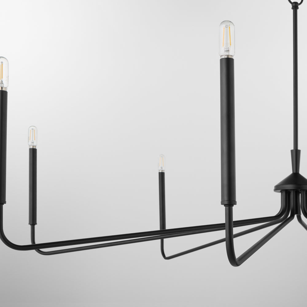 Providence 8-light Chandelier Matte Black