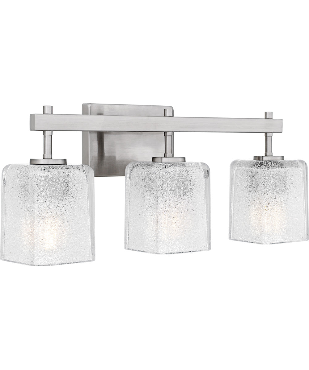 Brenthouse Large 3-light Bath Light Brushed Nickel