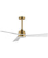 Vortex 52 inch Indoor Fan with LED Light Kit Natural Aged Brass