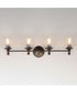 Swirl 4-Light Bath Vanity Antique Bronze