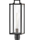 Catalina 1-Light Large Post Mount Lantern in Black