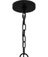 Lockery 5-light Chandelier Matte Black