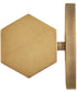 Facet LED-Light Extra Large LED Vanity in Heritage Brass