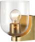 Scoop 1-Light Bath Vanity Natural Aged Brass