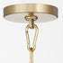 Cassini 1-light Pendant Aged Brass