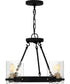 Gloucester 4-light Chandelier Matte Black