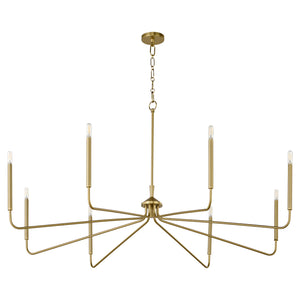 Providence 8-light Chandelier Aged Brass