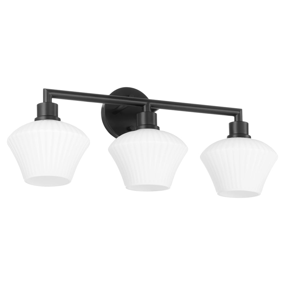 Cassini 3-light Bath Vanity Light Matte Black