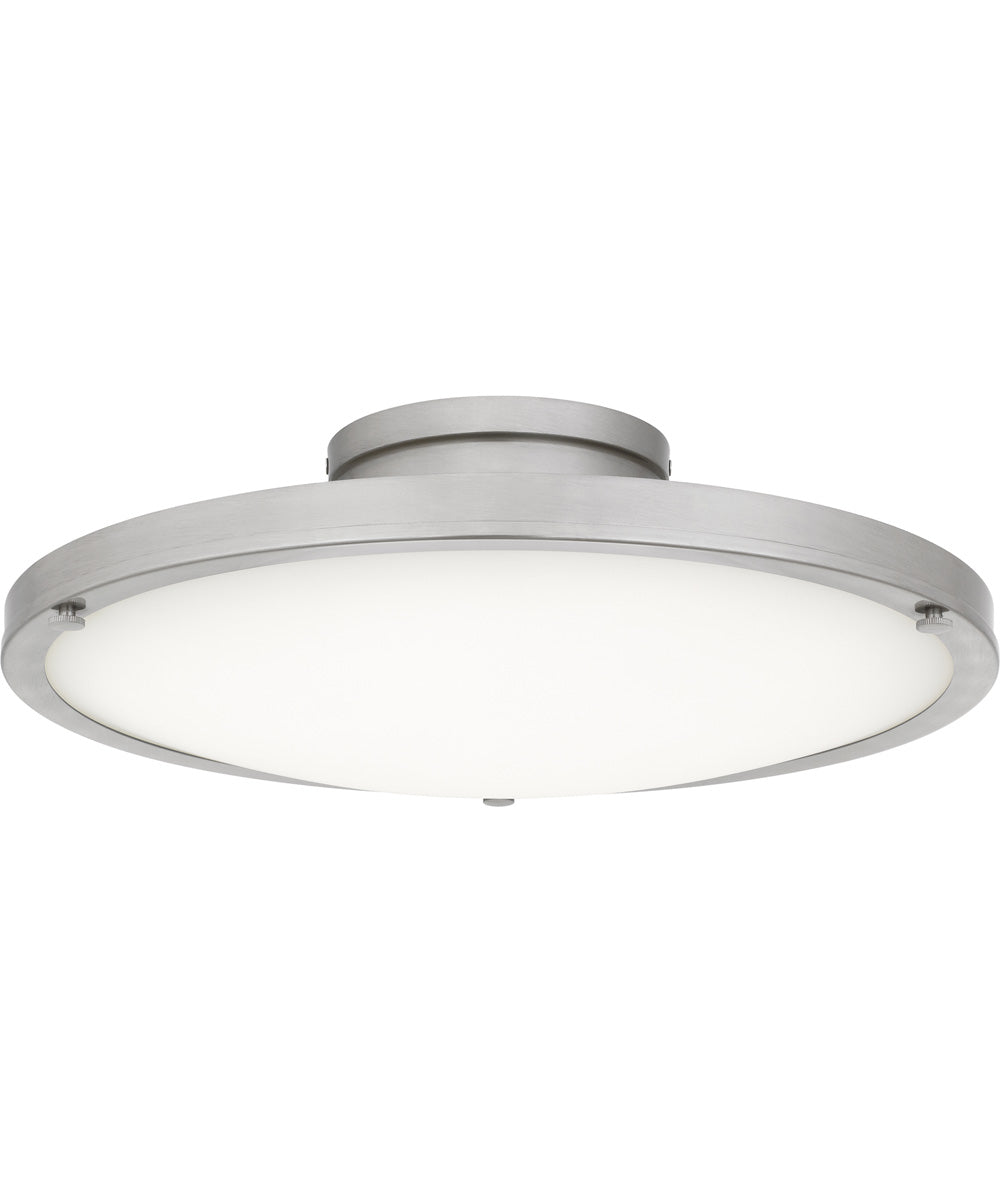 Quoizel Semi-Flush Mount Medium Semi Flush Mount Brushed Nickel