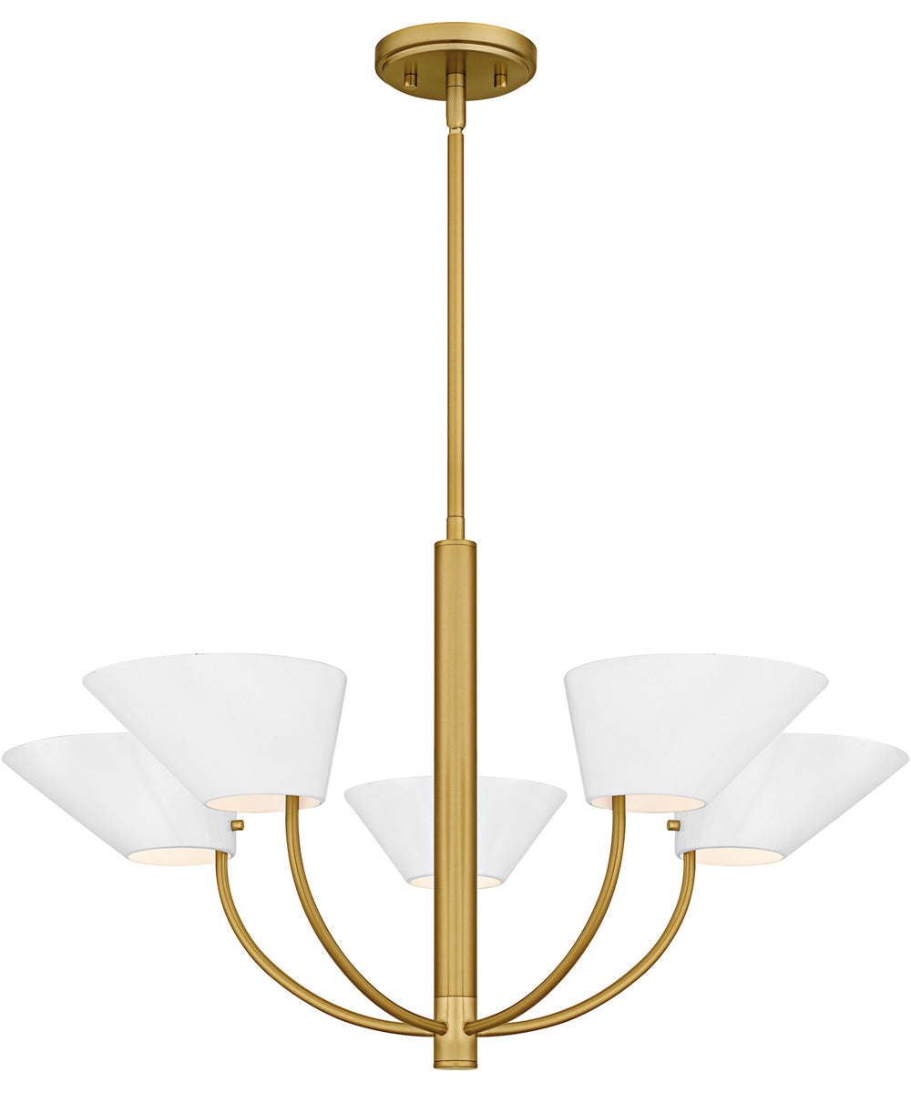 Penley 5-light Chandelier Brushed Gold