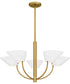 Penley 5-light Chandelier Brushed Gold