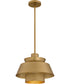 Lumi 1-light Pendant Brushed Weathered Brass