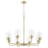 Raymond Chandelier Aged Brass