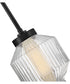 Reign LED-Light Small LED Convertible Pendant in Black