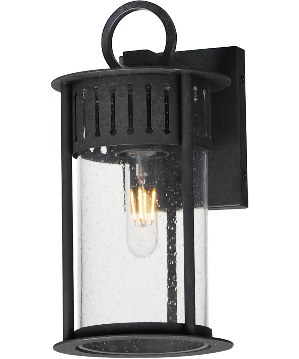 Windsor 1-Light Small Outdoor Wall Sconce Black Patina