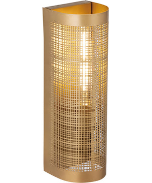 Hatcher 1-Light Wall Sconce Gold