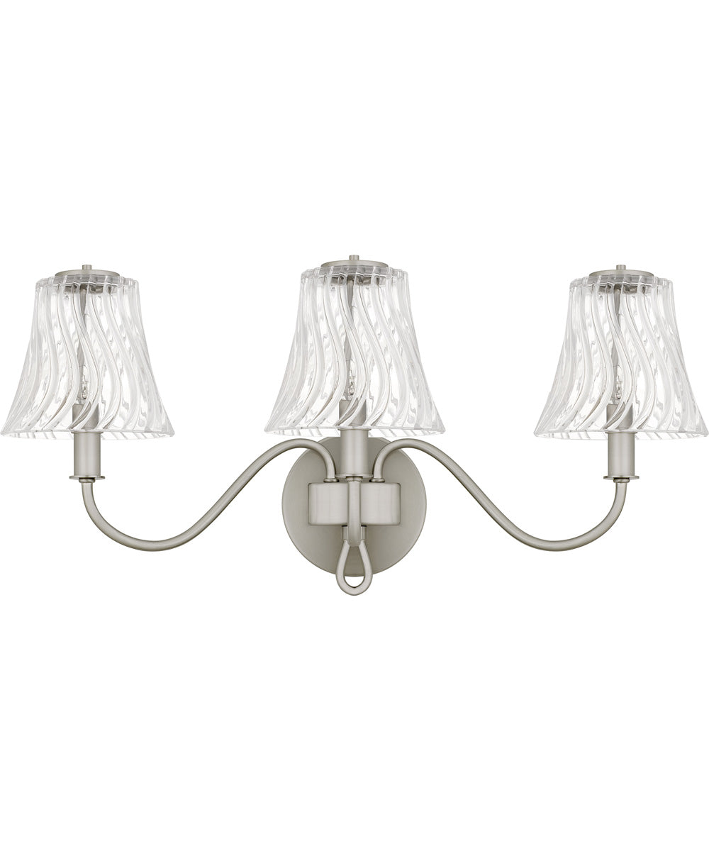 McKinney 3-light Bath Light Brushed Nickel