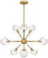 Salvador 9-light Chandelier Brushed Gold