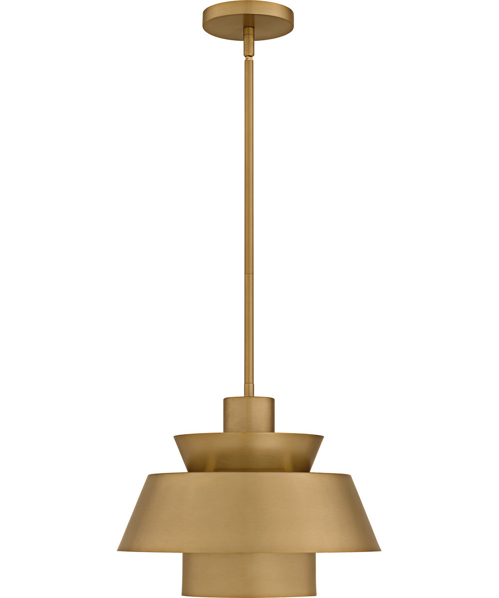 Lumi 1-light Pendant Brushed Weathered Brass