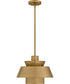 Lumi 1-light Pendant Brushed Weathered Brass