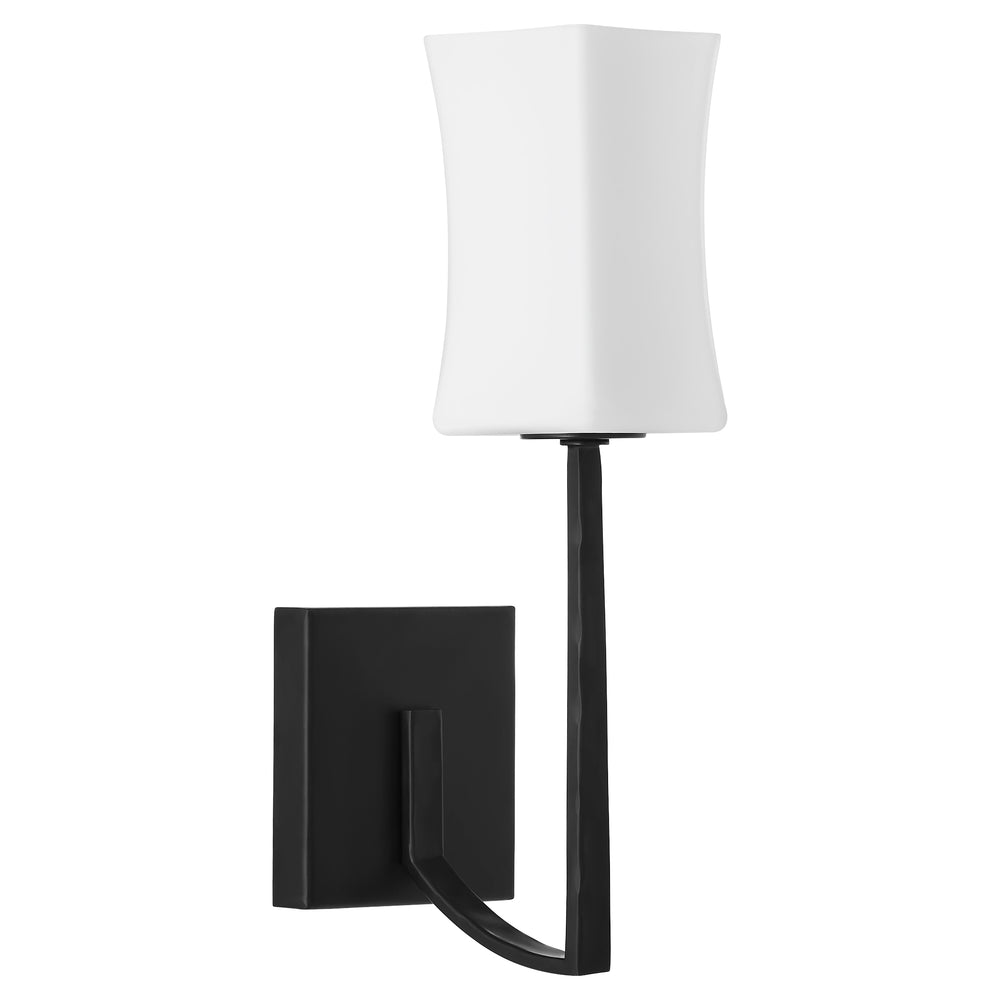 Ayala 1-light Wall Mount Light Fixture Matte Black