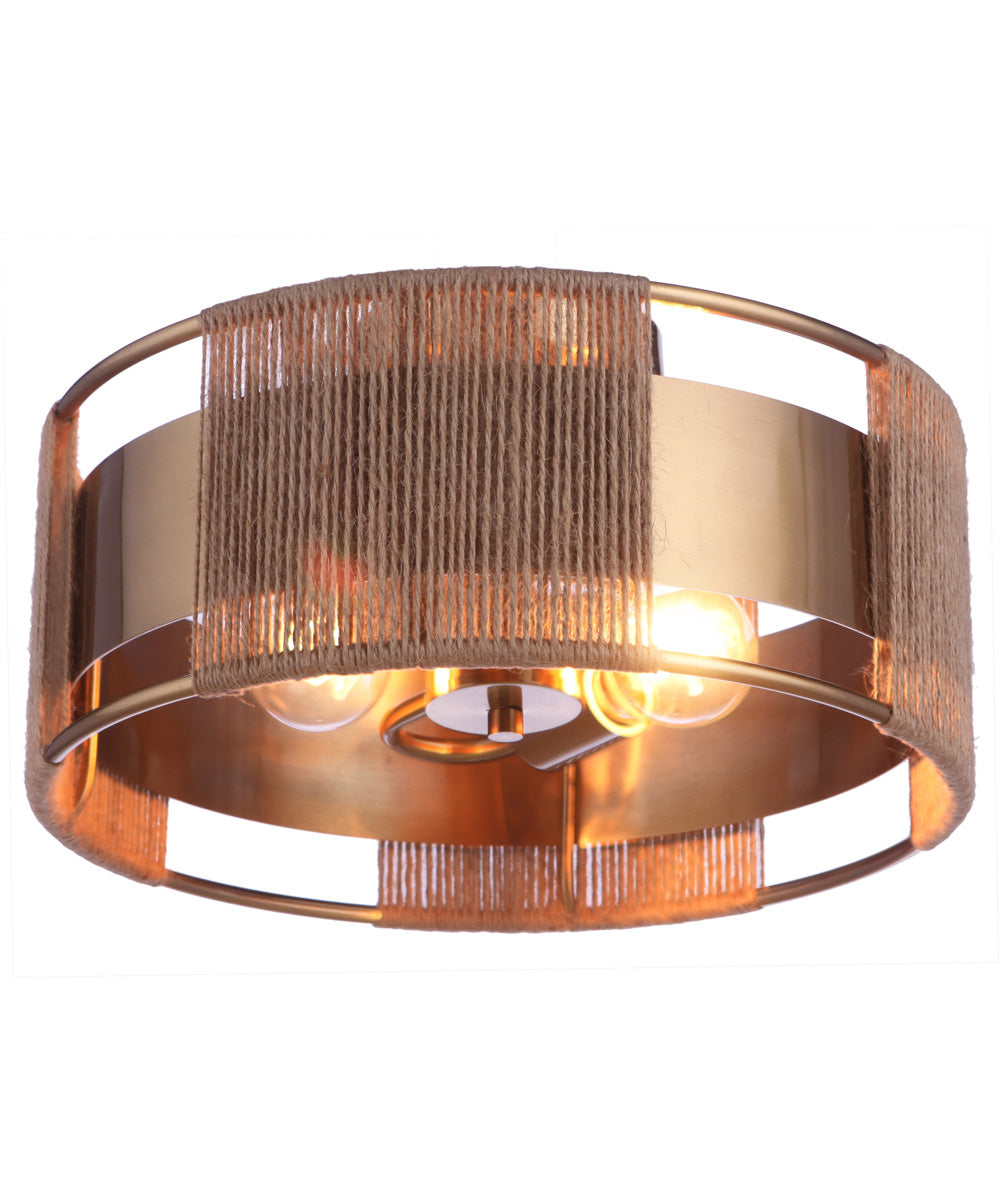 Kensey 2-Light Lighting Satin Brass