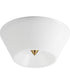 Tack LED Flush Mount Natural Aged Brass