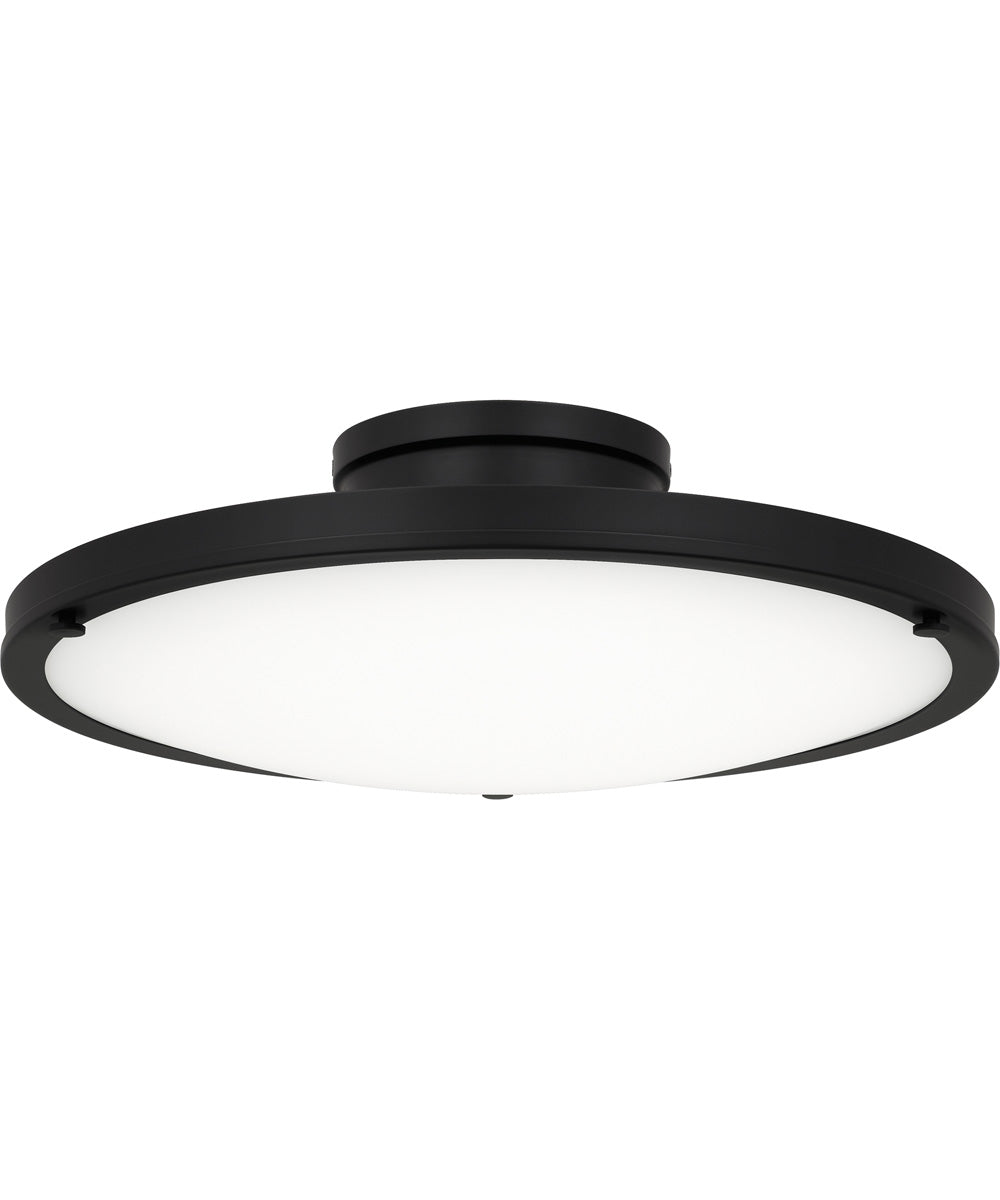 Quoizel Semi-Flush Mount Medium Semi Flush Mount Matte Black