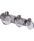 Glisten 3-Light Lighting Brushed Polished Nickel