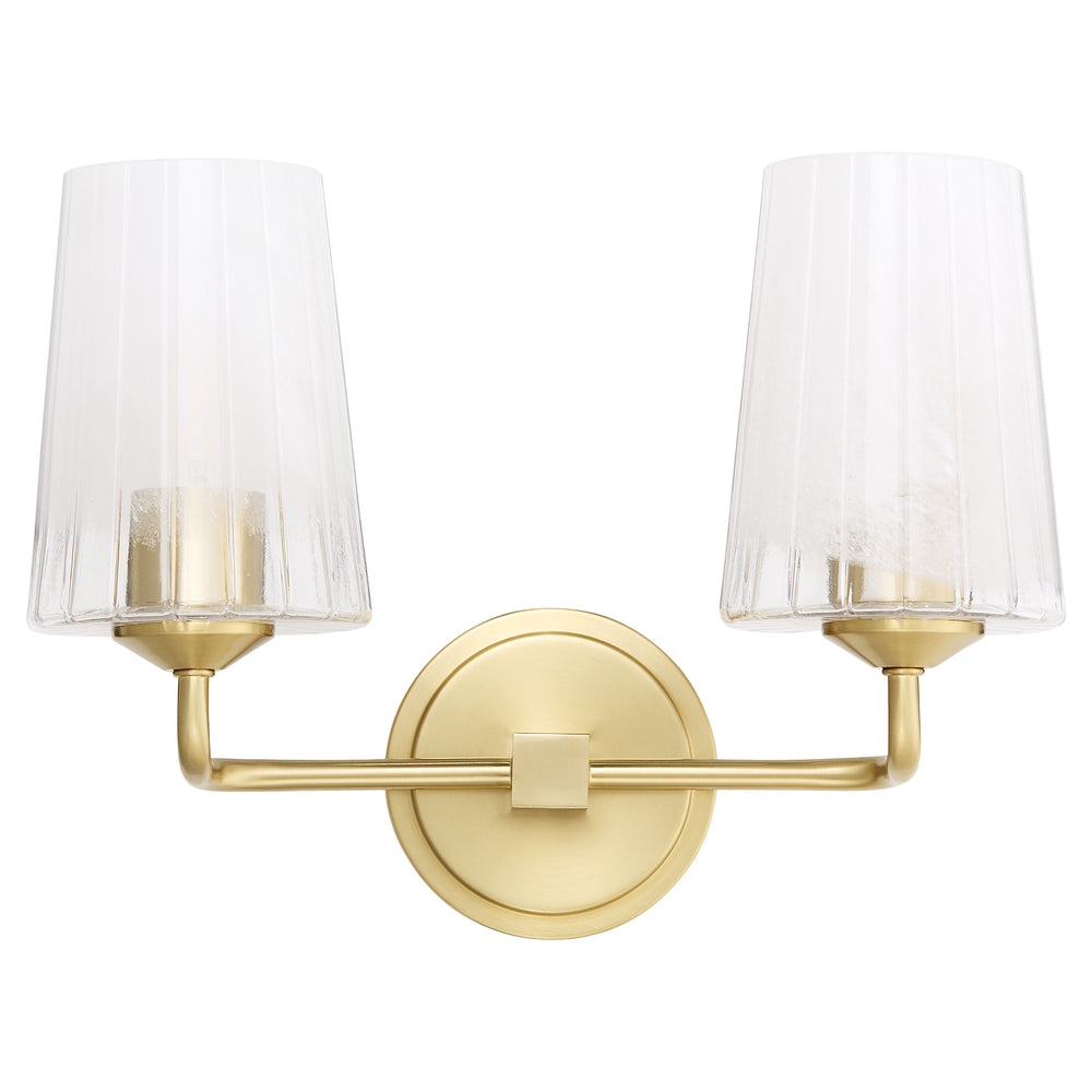 Providence 2-light Bath Vanity Light Aged Brass