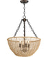 Cestino 4-Light Pendant Antique Bronze