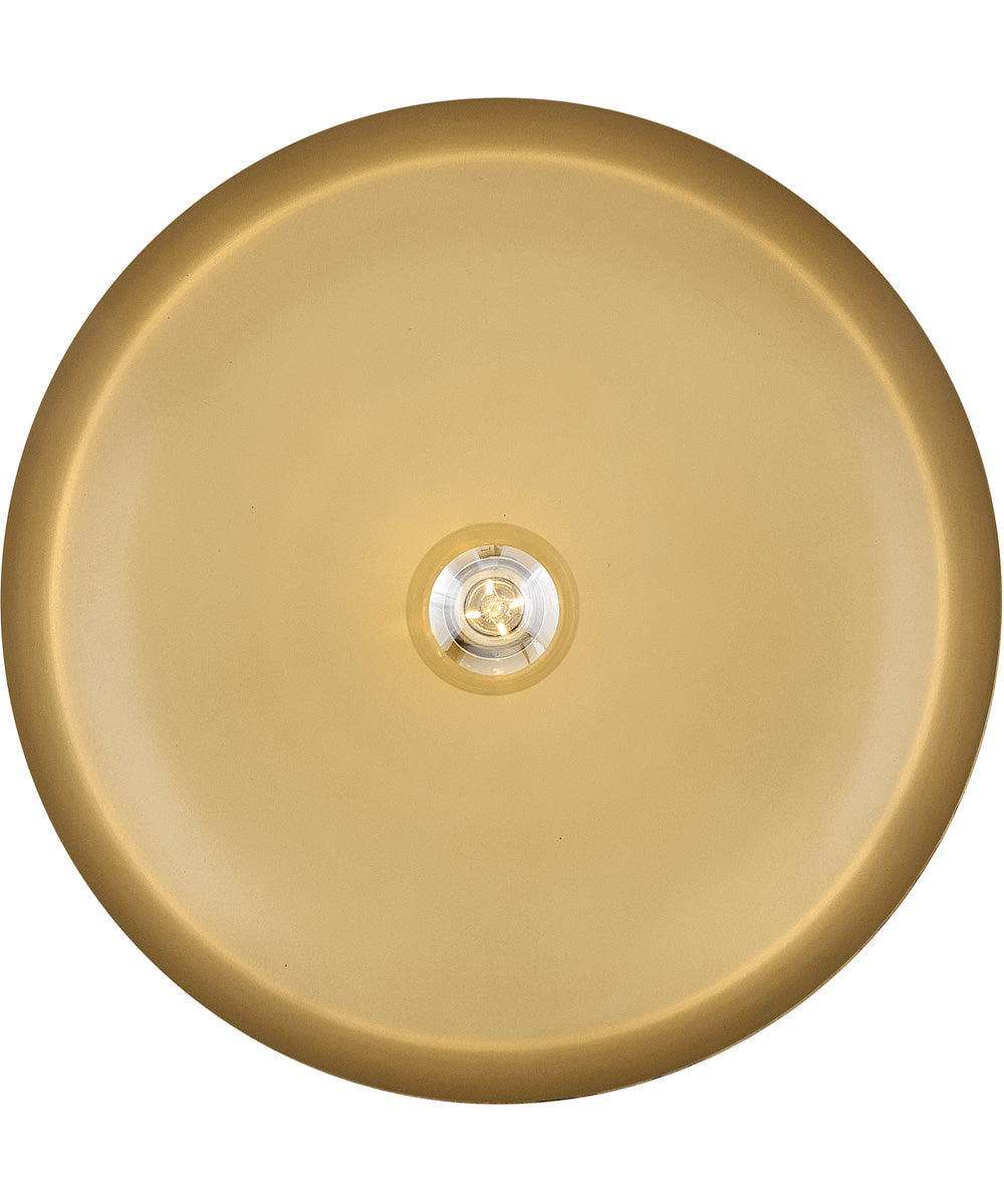 Sadie 1-Light Large Dome Pendant in Lacquered Brass