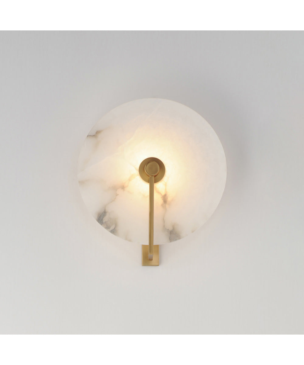 Quarry LED Wall Sconce Natural Aged Brass