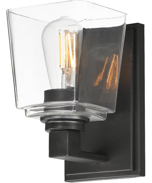 Cubos 1-Light Wall Sconce Black