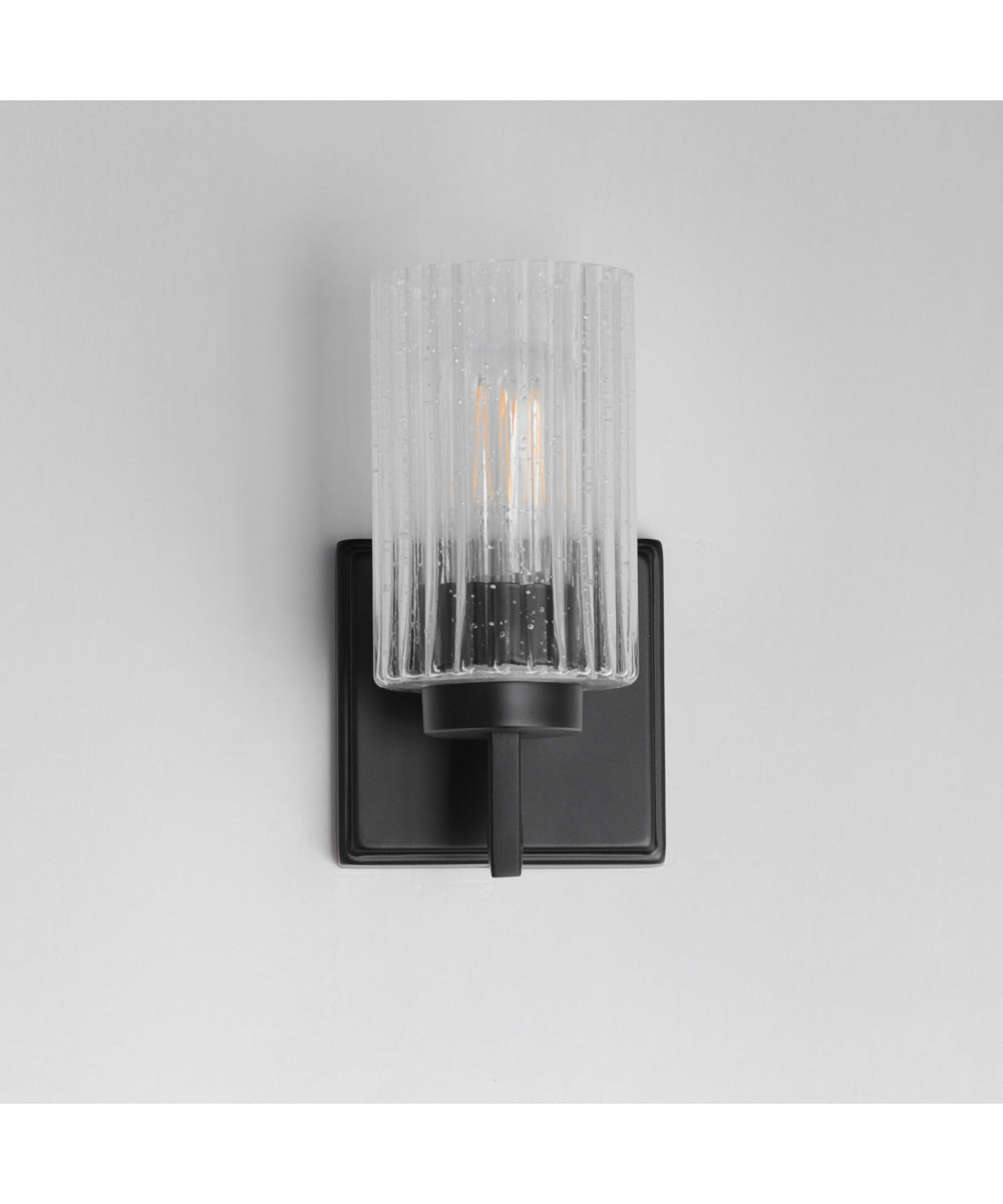 Rigata 1-Light Wall Sconce Black