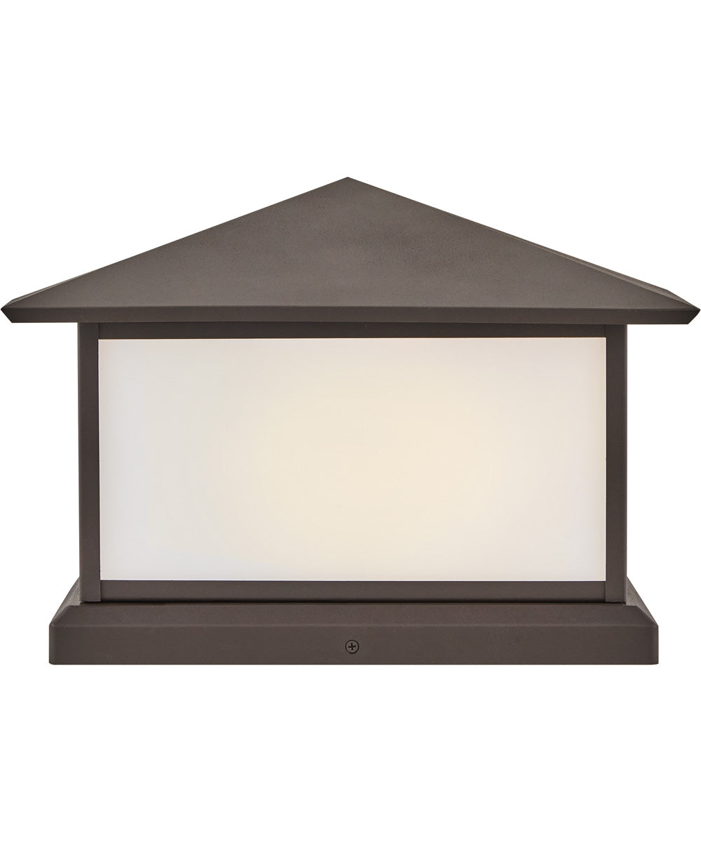 Walter 2-Light Large Pier Mount Lantern in Textured Oil Rubbed Bronze