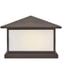 Walter 2-Light Large Pier Mount Lantern in Textured Oil Rubbed Bronze