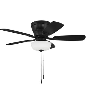 Wheeler 42 2-Light Bowl 2-Light Fan Flat Black