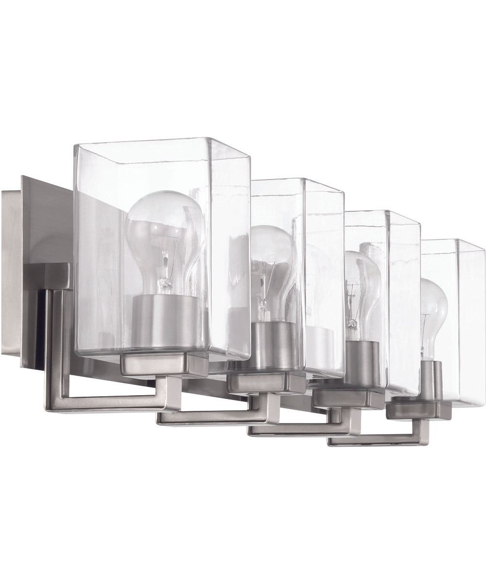 McClane 4-Light Lighting Brushed Polished Nickel