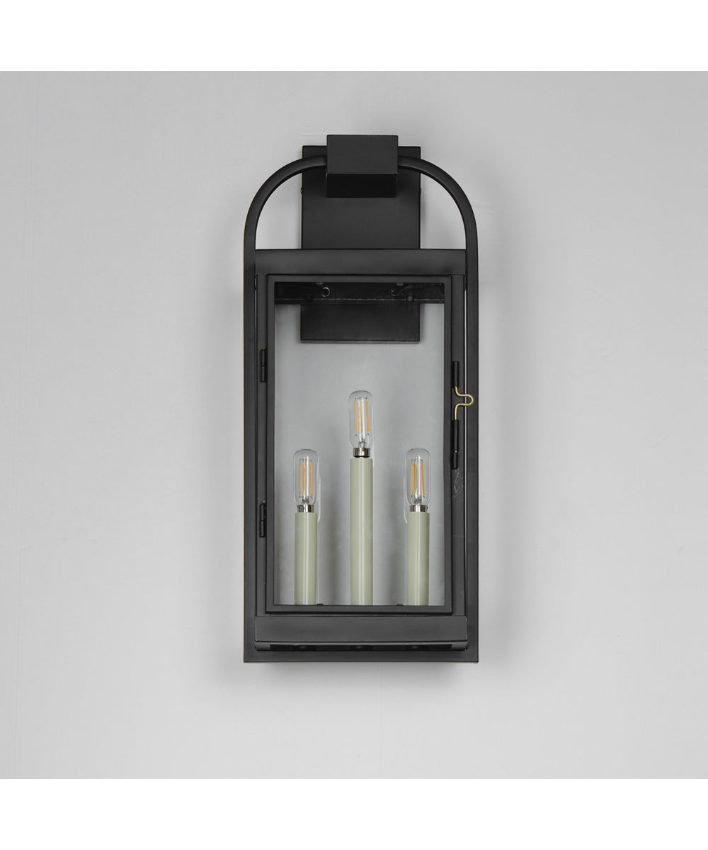 Bonham Large Outdoor Wall Sconce Black