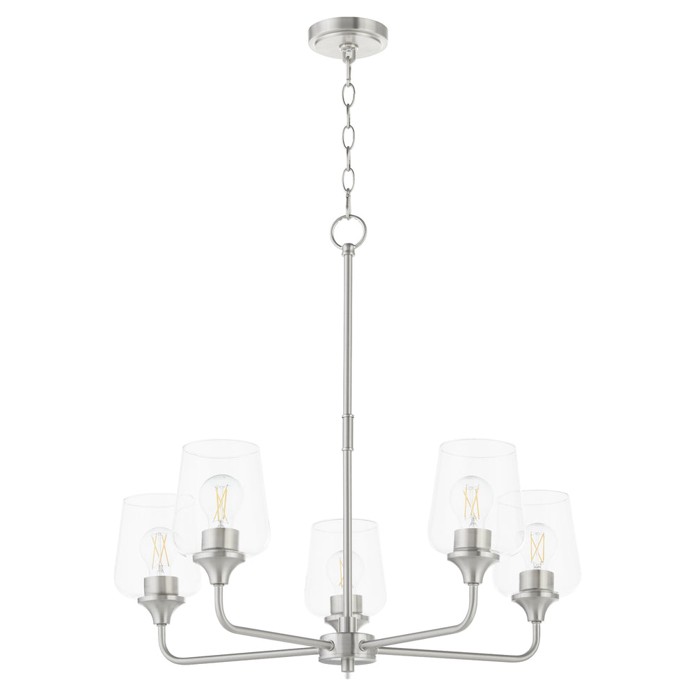 Raymond Chandelier Satin Nickel